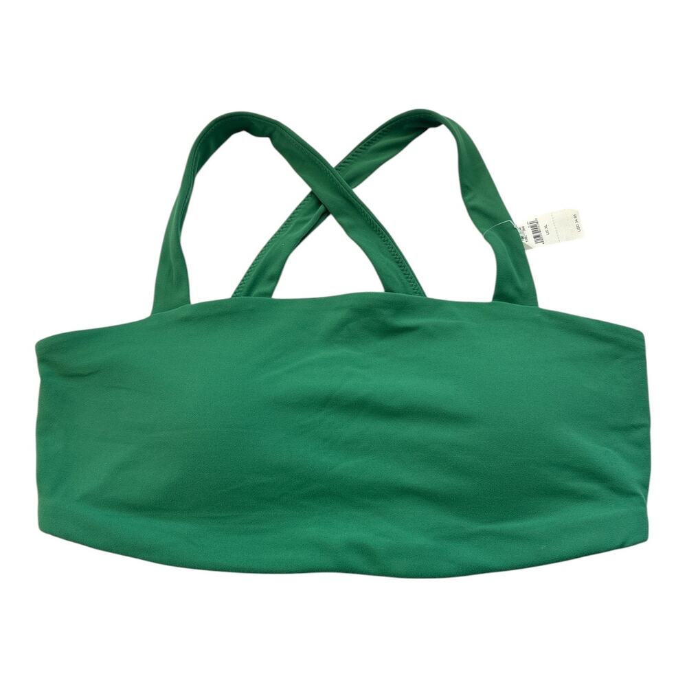 OFFLINE by Aerie Real Me XTRA Stretch Strappy Sports Bra Green Size XL Square